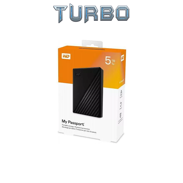 WD 5TB My Passport Portable External Hard Drive